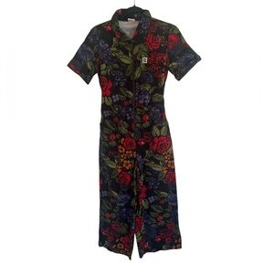 Lucy & Yak Ragan Floral Cotton Jumpsuit in Maria Print US 4